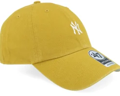 Dad Cap-47 Brand New York Yankees MLB Runner 47 Clean Up Goldenrod Dad Cap - Yellow