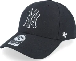 Adjustable-47 Brand New York Yankees Mvp Black/Black Adjustable -
