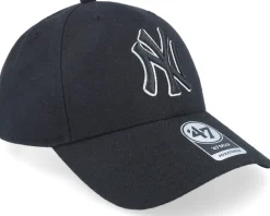 Adjustable-47 Brand New York Yankees Mvp Black/Black Adjustable -
