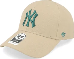 New 47 Brand New York Yankees Mvp Khaki/Petrol Adjustable -