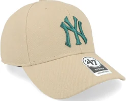 New 47 Brand New York Yankees Mvp Khaki/Petrol Adjustable -