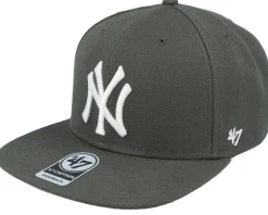 Snapback-47 Brand New York Yankees No Shot 47 Captain Charcoal Snapback -