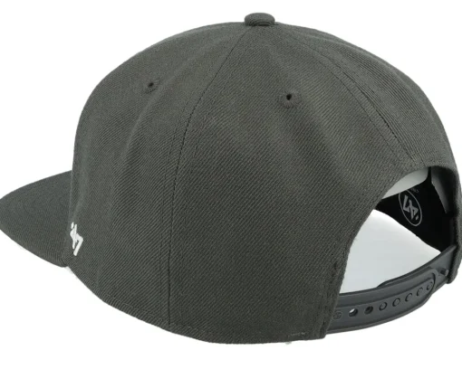 Snapback-47 Brand New York Yankees No Shot 47 Captain Charcoal Snapback -