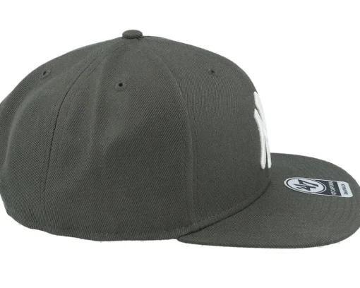 Snapback-47 Brand New York Yankees No Shot 47 Captain Charcoal Snapback -