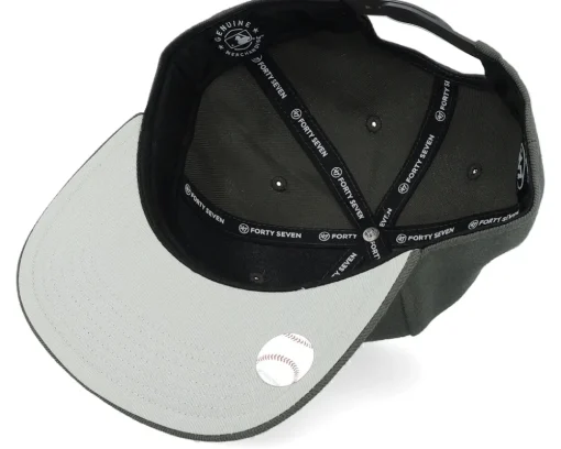 Snapback-47 Brand New York Yankees No Shot 47 Captain Charcoal Snapback -