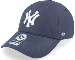 Discount 47 Brand New York Yankees Petal Side Clean Up Vintage Navy Dad Cap - Blue