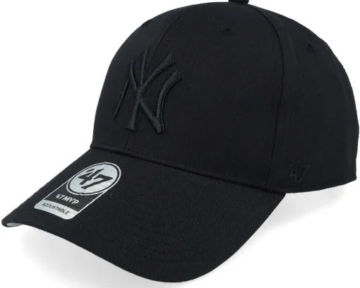 Adjustable-47 Brand New York Yankees Raised Basic Mvp Black Adjustable -