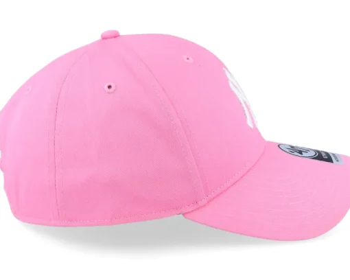 Sale 47 Brand New York Yankees Raised Basic Mvp Rose/White Adjustable - Pink