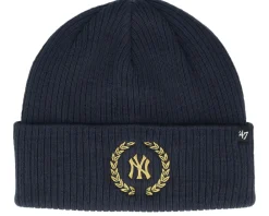 Cuff Beanies-47 Brand New York Yankees Sky High 47 Cuff Knit Beanie Navy Cuff -