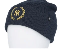 Cuff Beanies-47 Brand New York Yankees Sky High 47 Cuff Knit Beanie Navy Cuff -