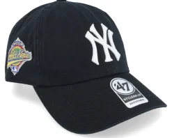 Outlet 47 Brand New York Yankees World Series Double Under Clean Up Dad Cap - Black