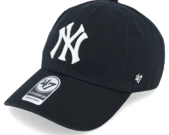 Outlet 47 Brand New York Yankees World Series Double Under Clean Up Dad Cap - Black