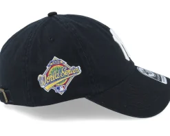 Outlet 47 Brand New York Yankees World Series Double Under Clean Up Dad Cap - Black