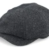 Flat Caps-Wigéns Newsboy Classic Cap Dark Melange Flat Cap - Grey