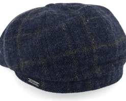 Flat Caps-Wigéns Newsboy Classic Cap Navy Flat Cap -