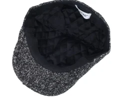Discount Upfront Newsboy Hat Beauty Flat Cap - Black