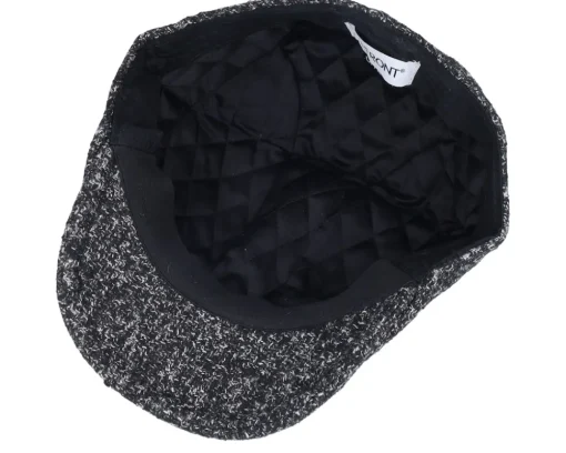 Discount Upfront Newsboy Hat Beauty Flat Cap - Black