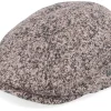 Flat Caps-Upfront Newsboy Hat Pine Bark Flat Cap - Beige