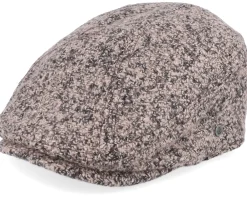 Flat Caps-Upfront Newsboy Hat Pine Bark Flat Cap - Beige