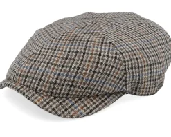 Sale Wigéns Newsboy Slim Cap Brown Flat Cap -