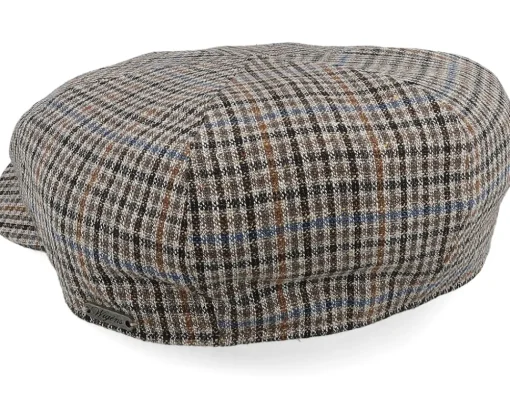 Sale Wigéns Newsboy Slim Cap Brown Flat Cap -