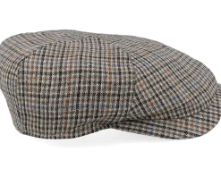 Sale Wigéns Newsboy Slim Cap Brown Flat Cap -