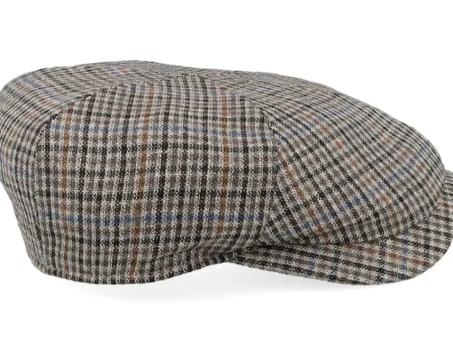 Sale Wigéns Newsboy Slim Cap Brown Flat Cap -