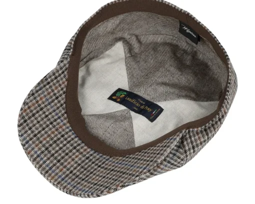 Sale Wigéns Newsboy Slim Cap Brown Flat Cap -