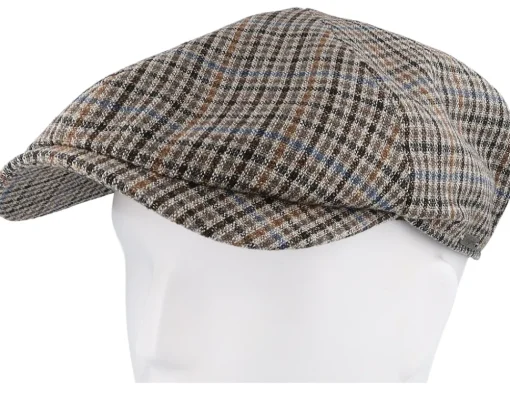 Sale Wigéns Newsboy Slim Cap Brown Flat Cap -
