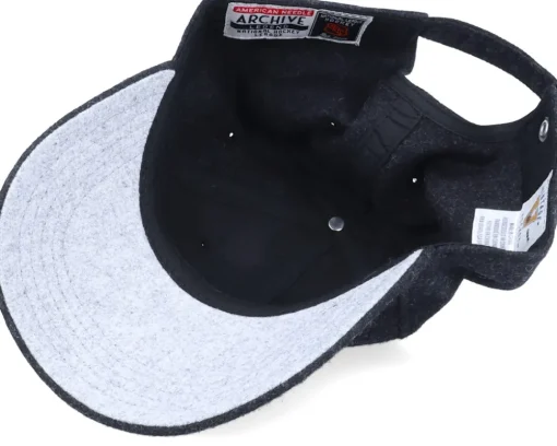 Dad Cap-American Needle NHL Archive Legend Black Dad Cap -