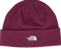 Cuff Beanies-The North Face Norm Shallow Beanie Boysenberry Cuff -