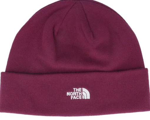 Cuff Beanies-The North Face Norm Shallow Beanie Boysenberry Cuff -