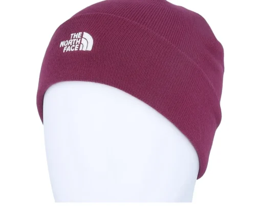Cuff Beanies-The North Face Norm Shallow Beanie Boysenberry Cuff -