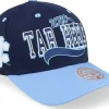 Outlet Mitchell & Ness North Carolina Tar Heels Block Sweep Pro Vintage Navy/Light Adjustable - Blue