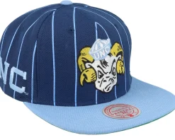 Snapback-Mitchell & Ness North Carolina Tar Heels Team Pin Snapback - Blue