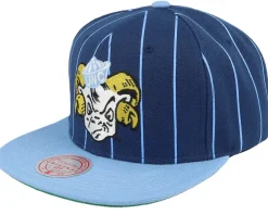 Snapback-Mitchell & Ness North Carolina Tar Heels Team Pin Snapback - Blue
