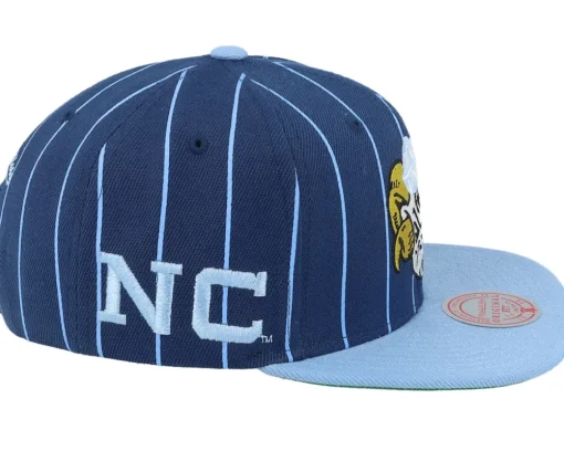 Snapback-Mitchell & Ness North Carolina Tar Heels Team Pin Snapback - Blue