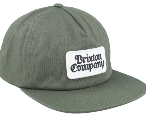 Snapback-Brixton Norvell Dark Olive Snapback -
