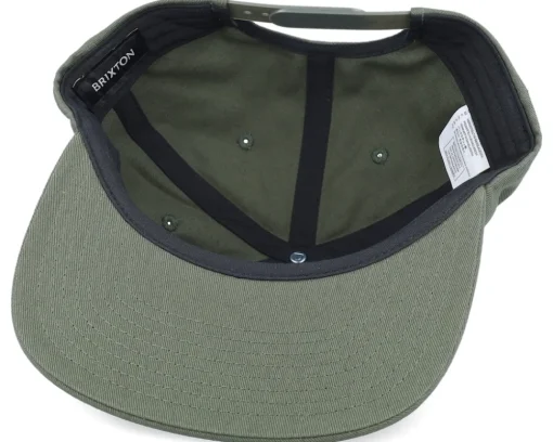 Snapback-Brixton Norvell Dark Olive Snapback -