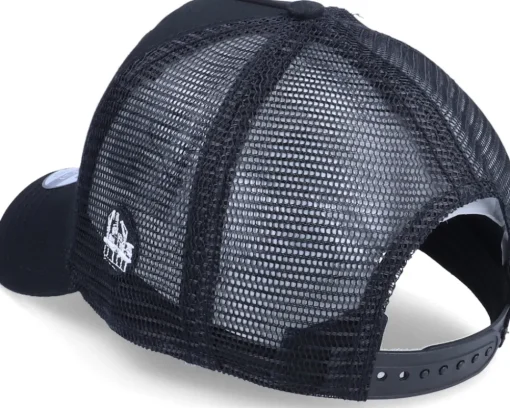 Trucker-Iconic Norway Ripped Flag Patch Oil Rig Black Trucker -