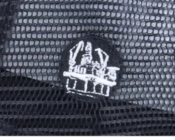 Trucker-Iconic Norway Ripped Flag Patch Oil Rig Black Trucker -
