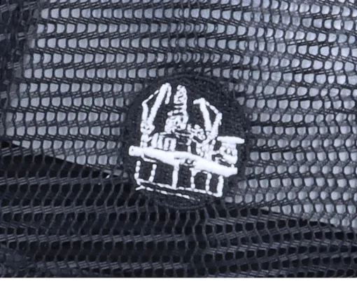 Trucker-Iconic Norway Ripped Flag Patch Oil Rig Black Trucker -