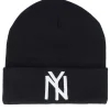 Cuff Beanies-American Needle Ny Black Yankees Nl Knit Black Cuff -