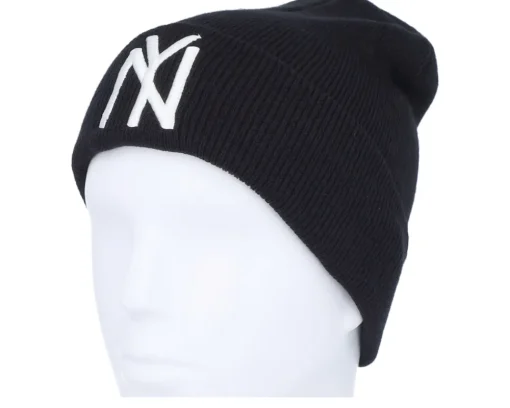 Cuff Beanies-American Needle Ny Black Yankees Nl Knit Black Cuff -