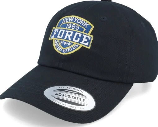 Fashion Iconic Ny Blue Force Black Dad Cap -
