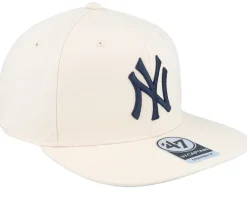 Best 47 Brand NY Yankees No Shot Natural Snapback -