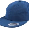 Fitted | Blanks-Yupoong Nylon Cap Blue Fitted -