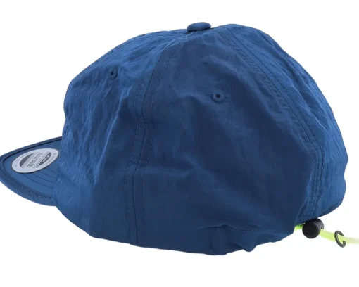 Fitted | Blanks-Yupoong Nylon Cap Blue Fitted -