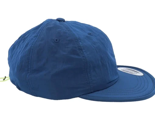 Fitted | Blanks-Yupoong Nylon Cap Blue Fitted -