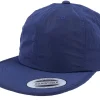 New Yupoong Nylon Cap Navy Fitted -